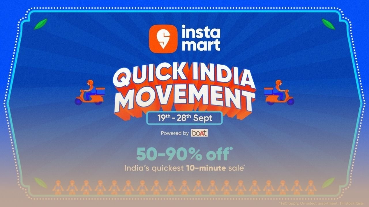 Swiggy Instamart पर 10 मिनट की सुपर सेल, iPhone और OnePlus पर 50% से 90% तक की छूट
