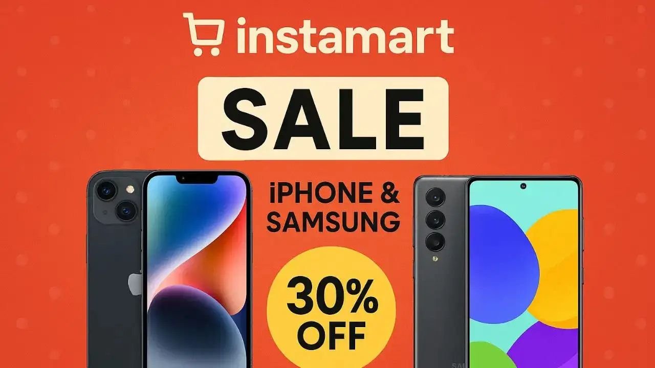 Swiggy Instamart पर 10 मिनट की सुपर सेल, iPhone और OnePlus पर 50% से 90% तक की छूट