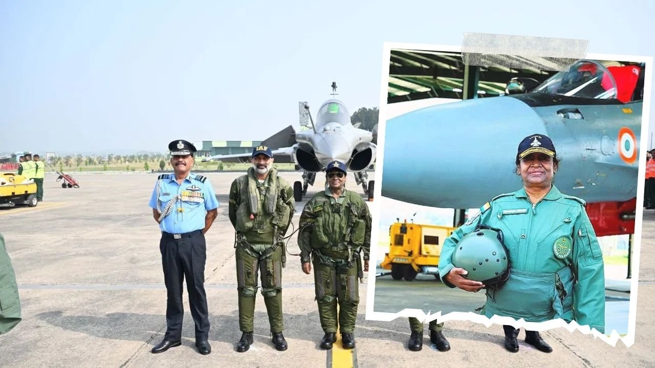 राफेल में उड़ान भरने वाली पहली राष्ट्रपति बनीं Draupadi Murmu, कहा – देश की रक्षा शक्ति पर गर्व हुआ