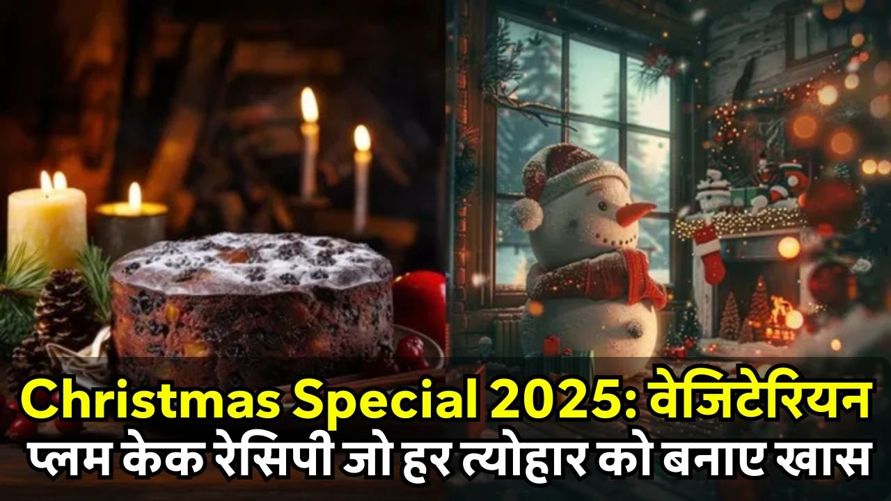Christmas Special 2025: वेजिटेरियन प्लम केक रेसिपी जो हर त्योहार को बनाए खास