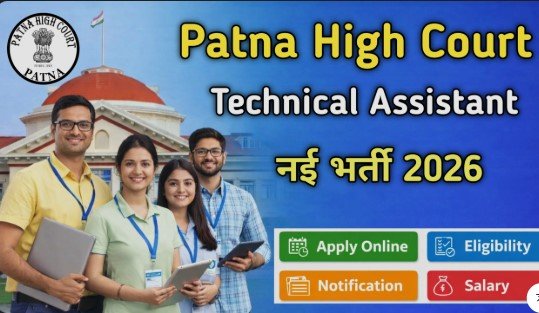 Patna High Court Recruitment 2026 टेक्निकल असिस्टेंट पदों पर 53 वैकेंसी जारी