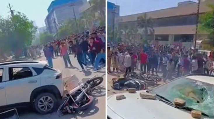 मजदूर प्रदर्शन में 500 से ज्यादा हिरासत सोशल मीडिया पर FIR से हड़कंप