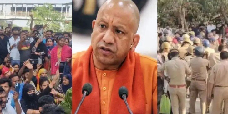 नोएडा बवाल: 150 गाड़ियां जलीं, पुलिस घायल, सीएम आदेश के बाद भी हिंसा